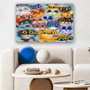Wallity Cuadro Decorativo de Vidrio Templado Multicolor 40 x 60 cm